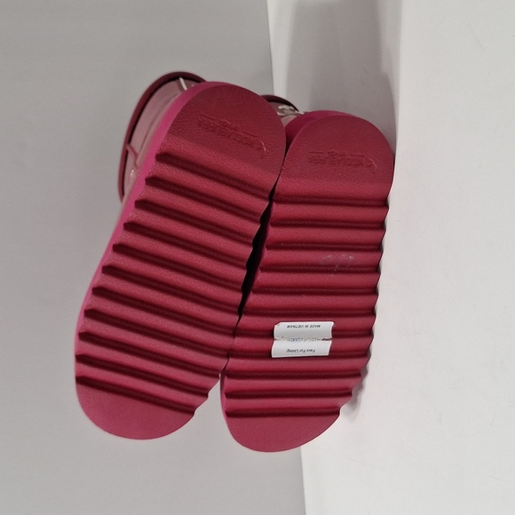 Koolaburra by UGG NEW Pink Clear Y2K Coquette Waterproof Mini Boots Size 6 - Picture 9 of 15